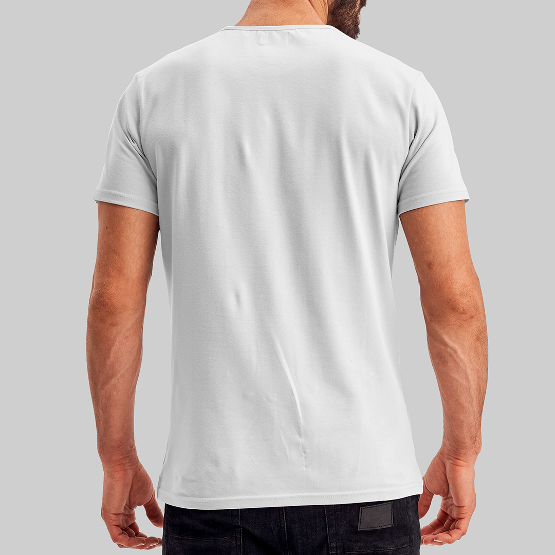 Camiseta Premium Branca - Algodão Egípcio