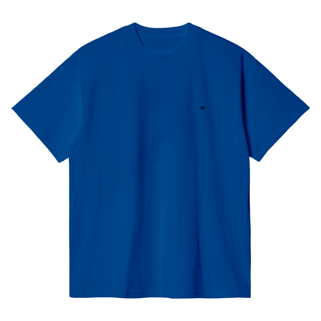Camiseta Premium Azul - Algodão Egípcio