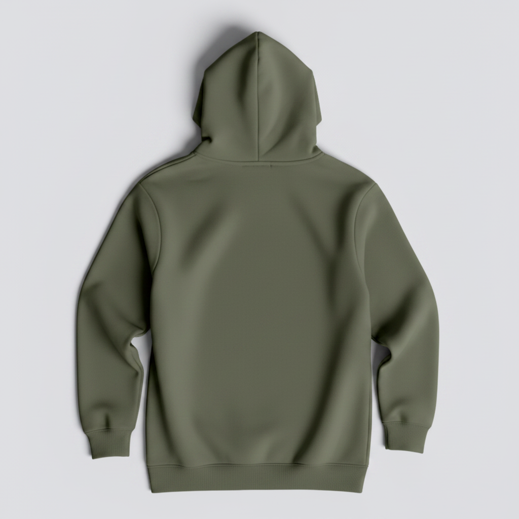 Moletom Canguru com Capuz - Verde Musgo