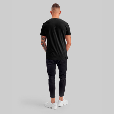 Camiseta Premium Preta - Algodão Egípcio