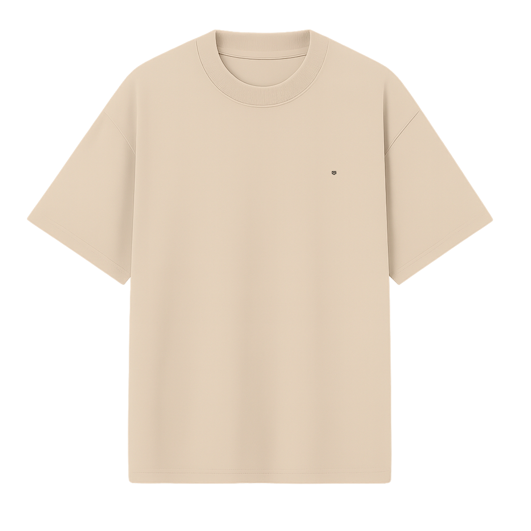 Camiseta Oversized Areia - Suedine