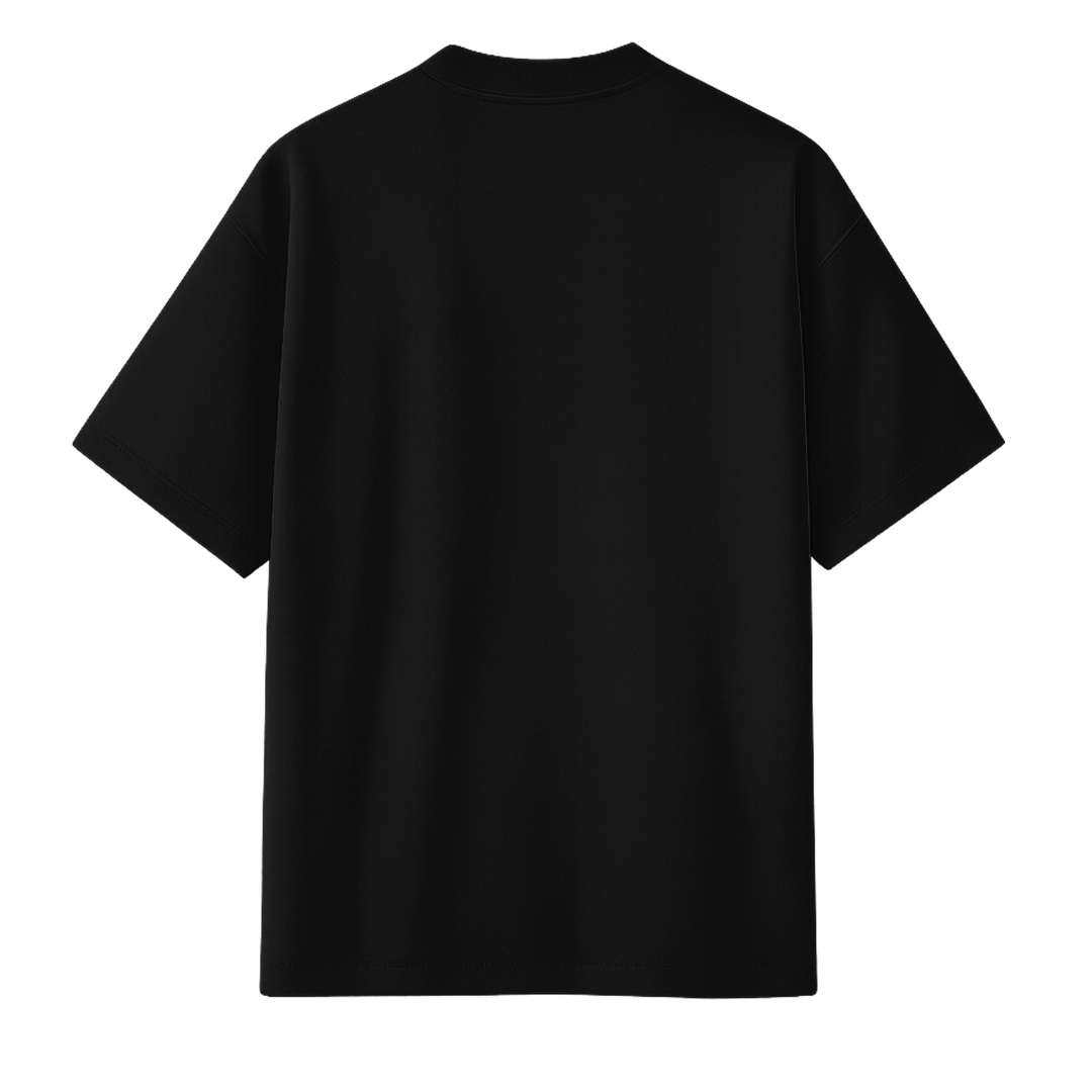 Camiseta Oversized Preta - Suedine