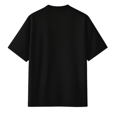 Camiseta Oversized Preta - Suedine