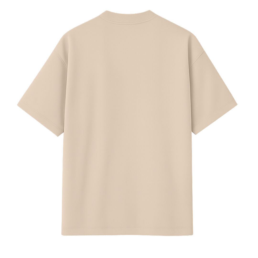 Camiseta Oversized Areia - Suedine