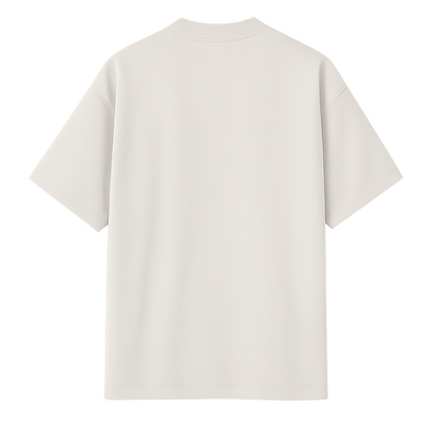Camiseta Oversized Offwhite - Suedine