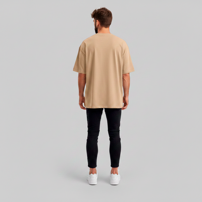 Camiseta Oversized Areia - Suedine