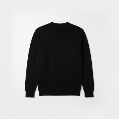Suéter Básico Masculino Regular - Preto Lion