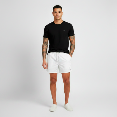 Short de Linho Masculino Branco
